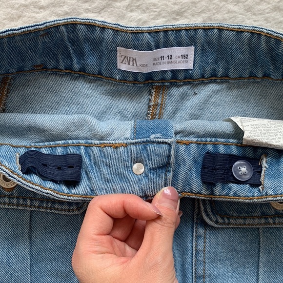 ZARA KIDS high waisted denim skirt - Picture 5 of 5